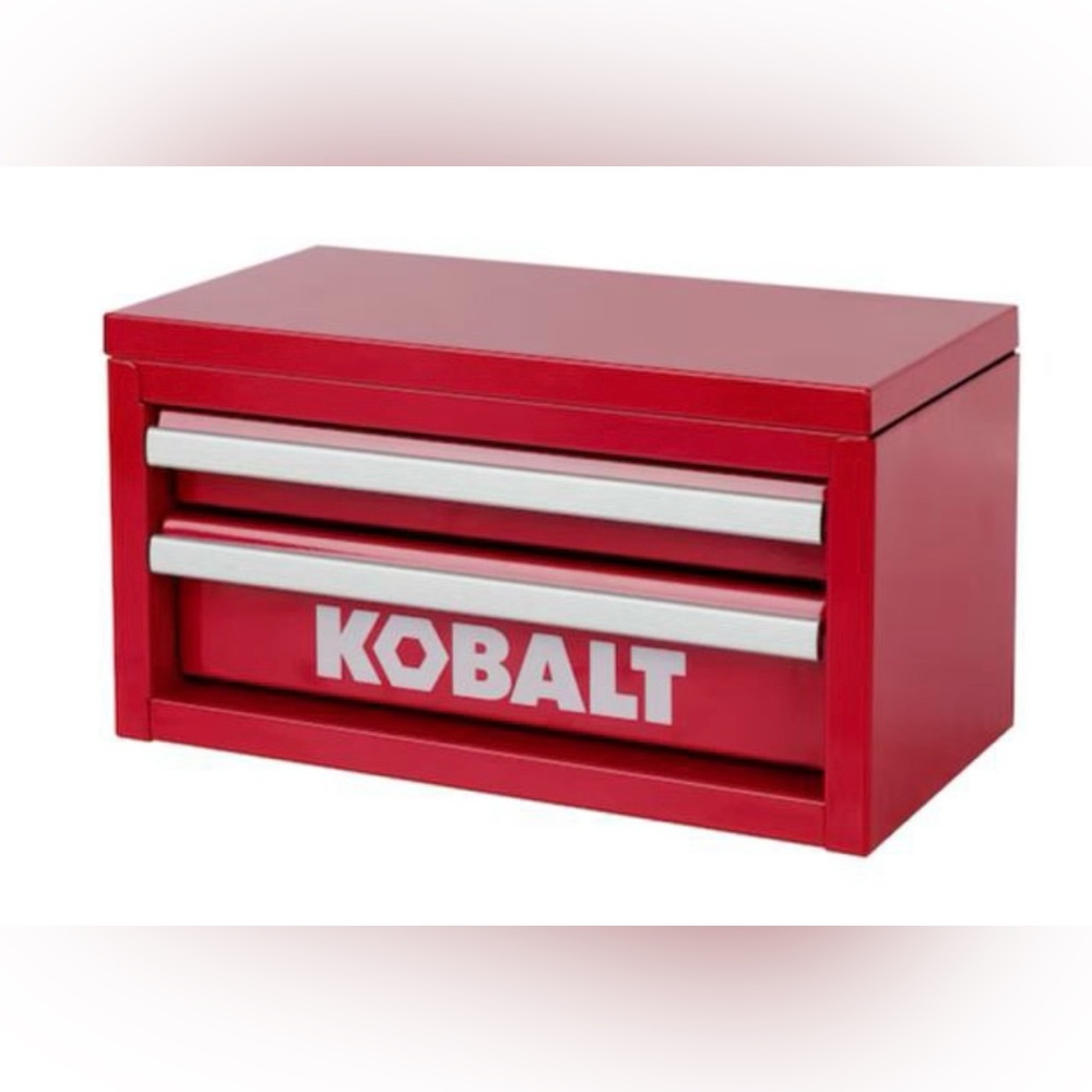 Kobalt Mini 10.83-in 2-Drawer Red Steel Tool Box